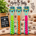 Braided Rope Toy - Tough Toys Happy Tails - Vibrant Colours for Dogs - Durable and Fun
