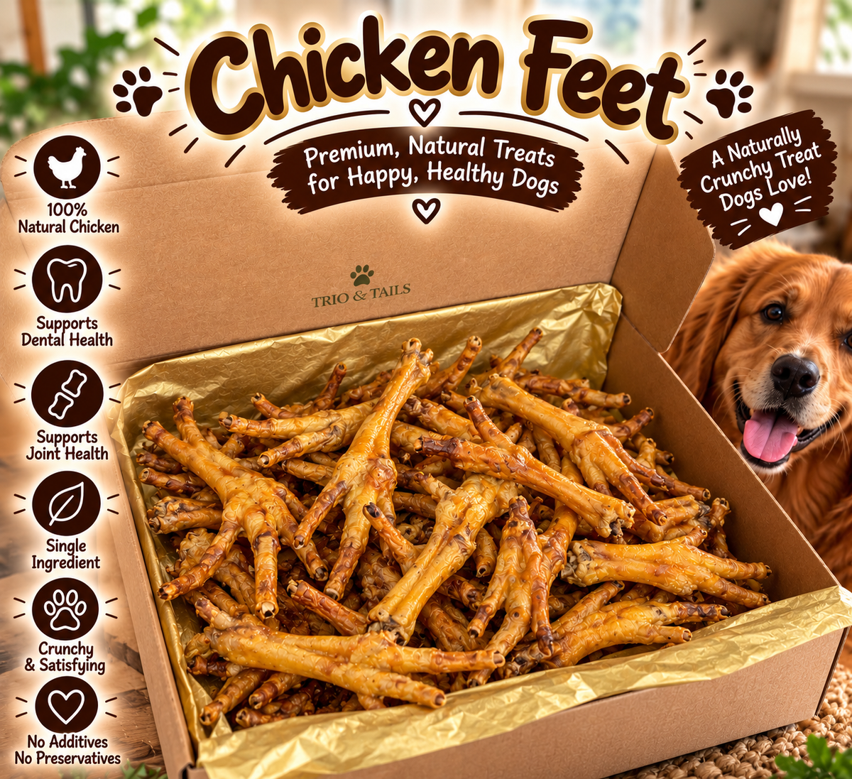 Chicken Feet for Dogs | Natural Treats