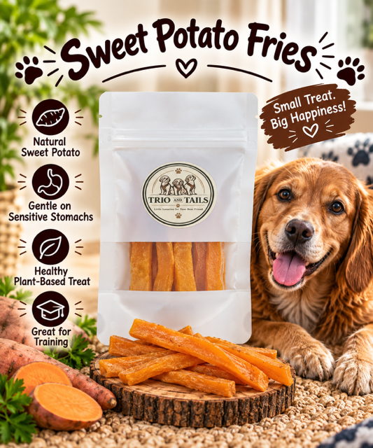 Sweet Potato Fries Natural Dog Treats | 100% Sweet Potato